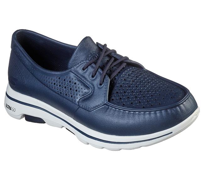 Zapatos Colegio Skechers Hombre - GOwalk 5 Azul Marino NCABU6189